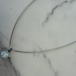 Horse Girl Necklace- Silver