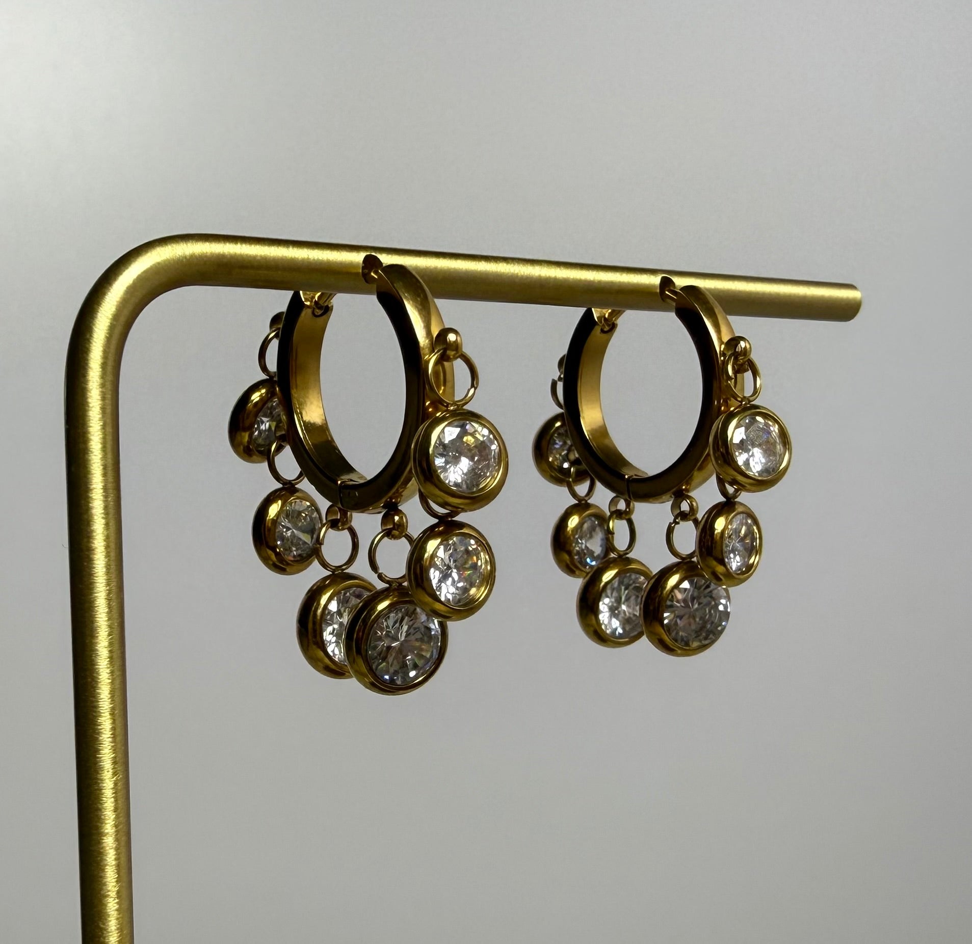 Dripping in Gold Earring