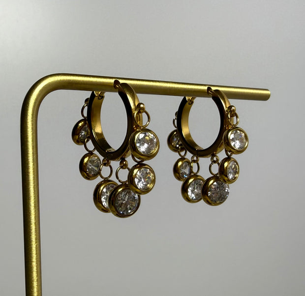 Dripping in Gold Earring