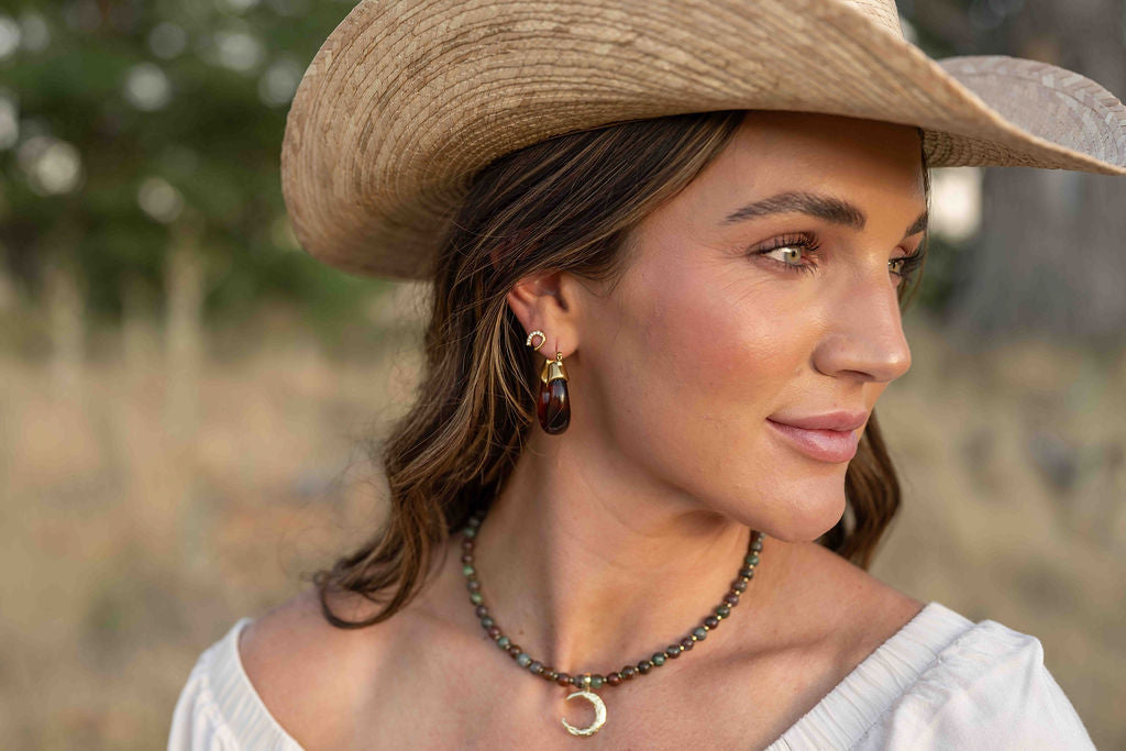 Under the Neon Moon Beaded Necklace