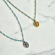 Western Revival Necklace- Silver