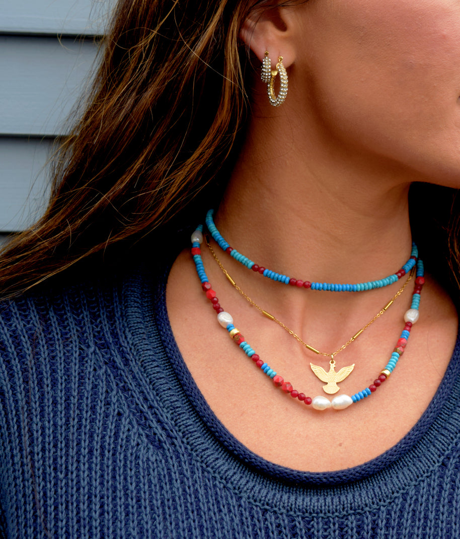 American Sol Beaded Choker