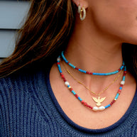 American Sol Beaded Choker