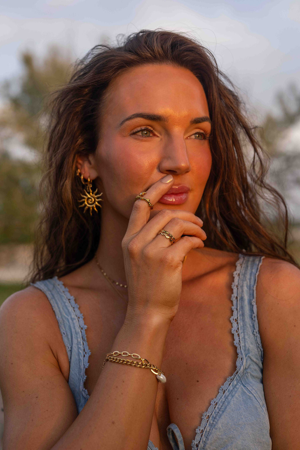 Bare Sol Sun Earrings