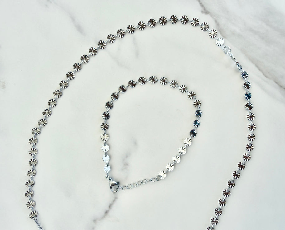Stargazing Necklace- Silver