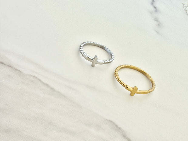 Jesus was a Cowboy Ring- Gold