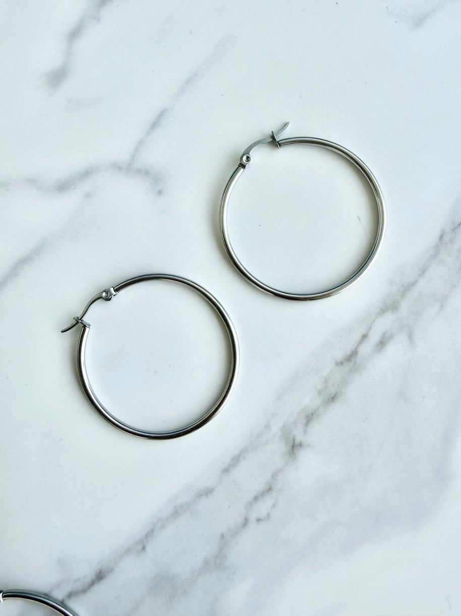 Lil’ Sis Hoop- Silver