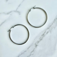 Lil’ Sis Hoop- Silver