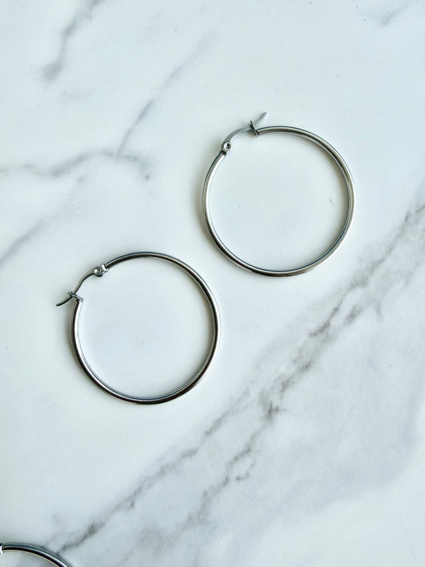 Lil’ Sis Hoop- Silver