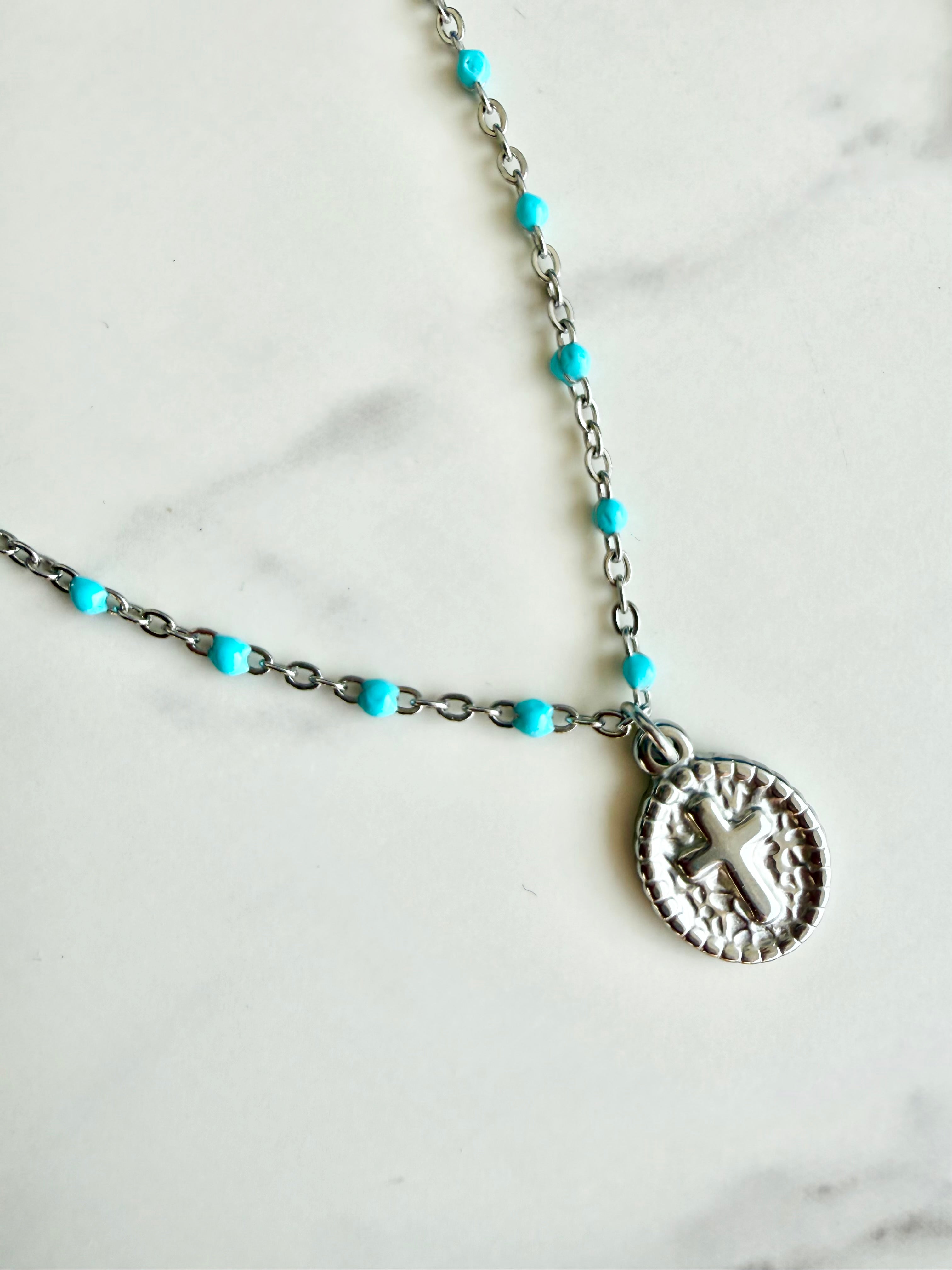 Western Revival Necklace- Silver
