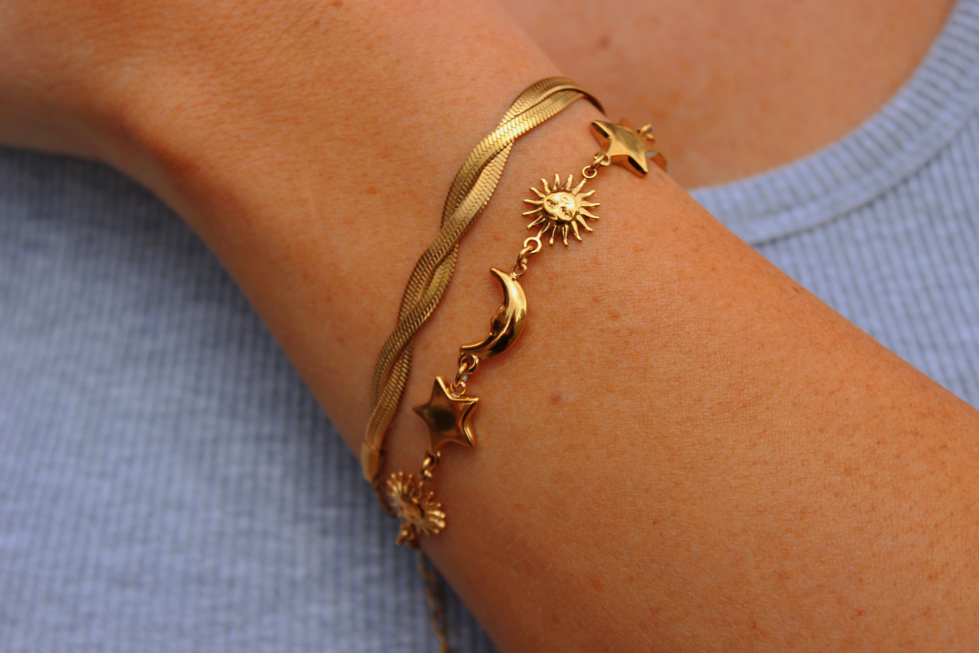 My sun, my moon, and all my stars Bracelet