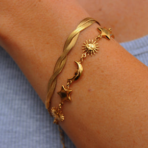 My sun, my moon, and all my stars Bracelet