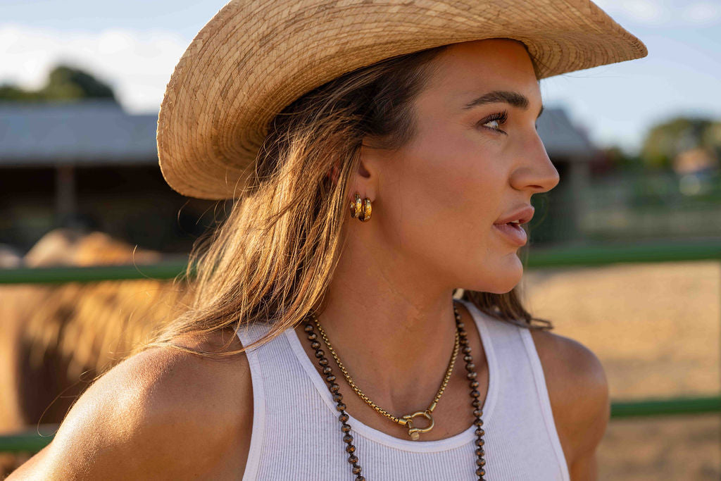Show Pony Necklace- Gold