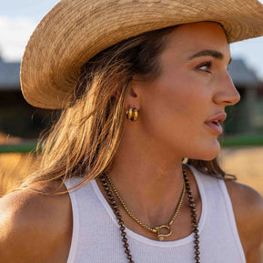 Show Pony Necklace- Gold