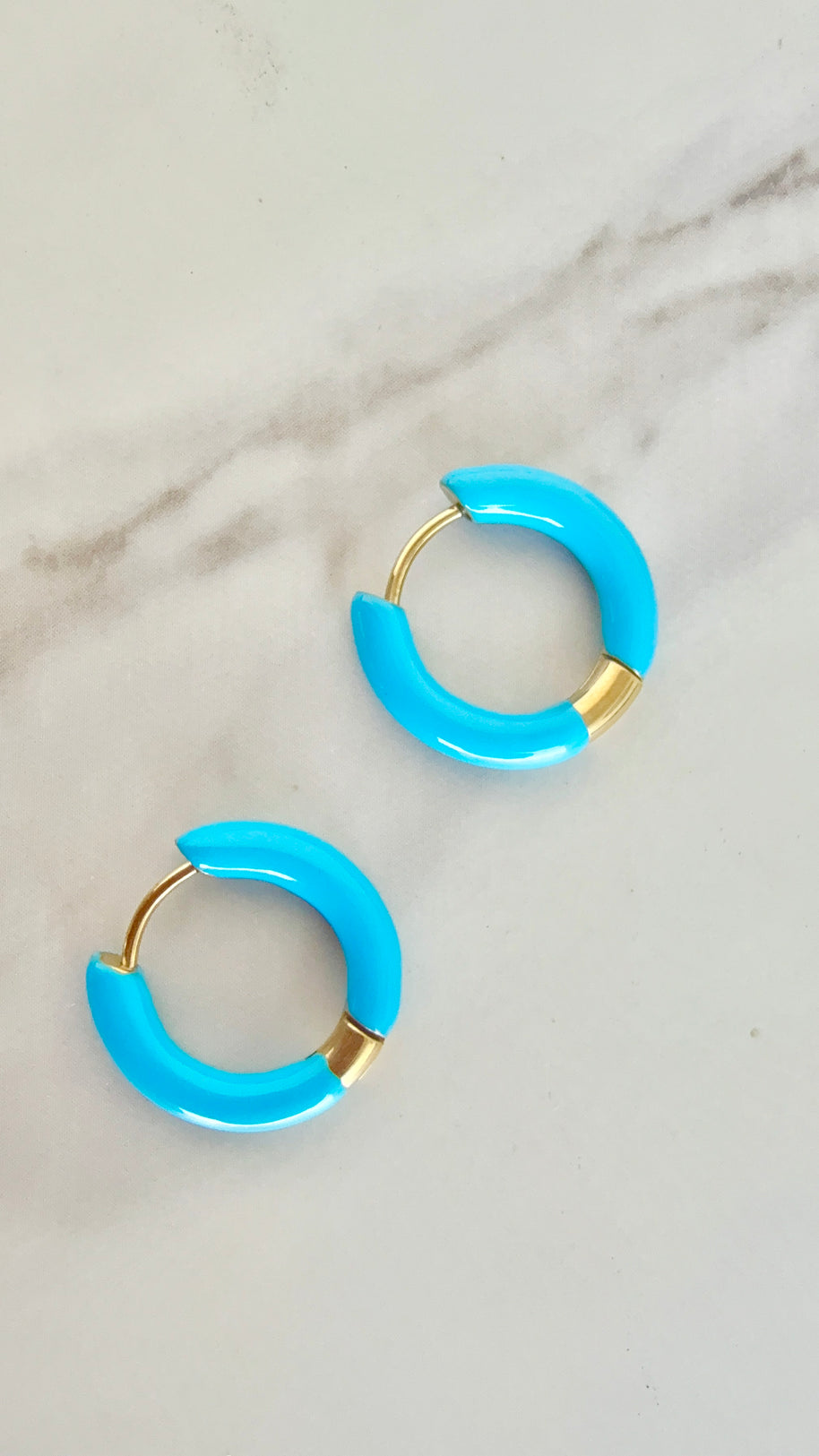 Blue Bell Hoop- Gold