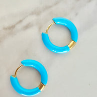 Blue Bell Hoop- Gold