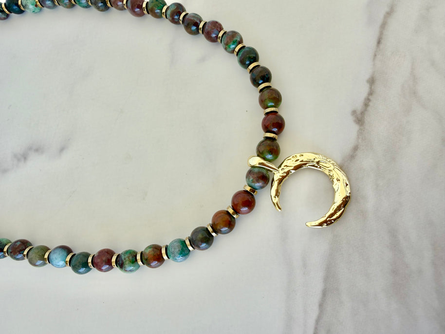 Under the Neon Moon Beaded Necklace