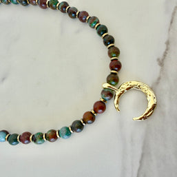 Under the Neon Moon Beaded Necklace