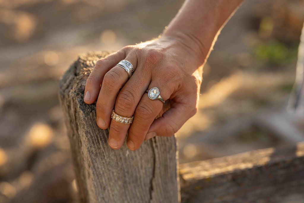 Gem State Ring- Silver