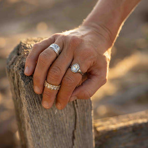 Gem State Ring- Silver