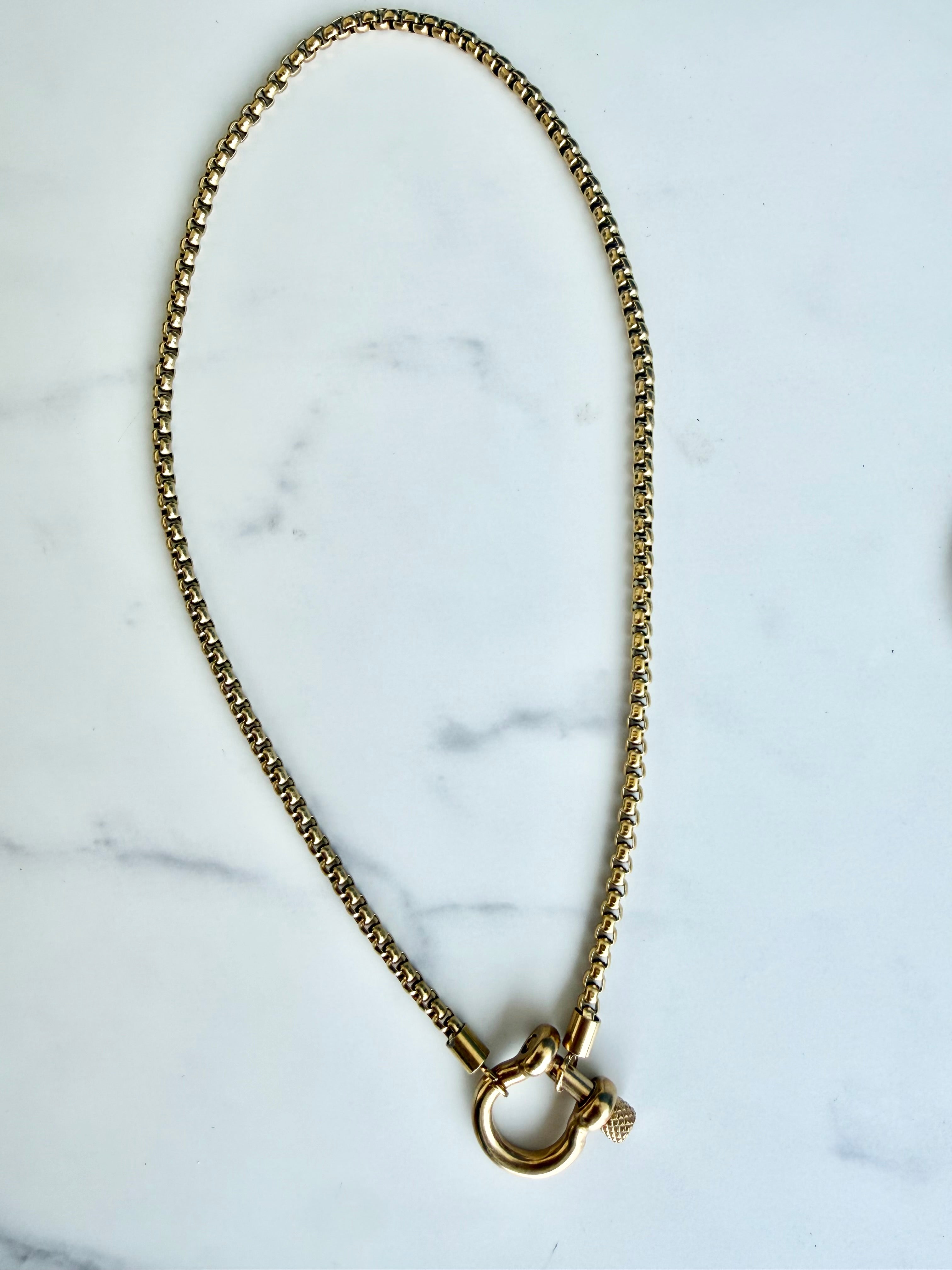 Show Pony Necklace- Gold