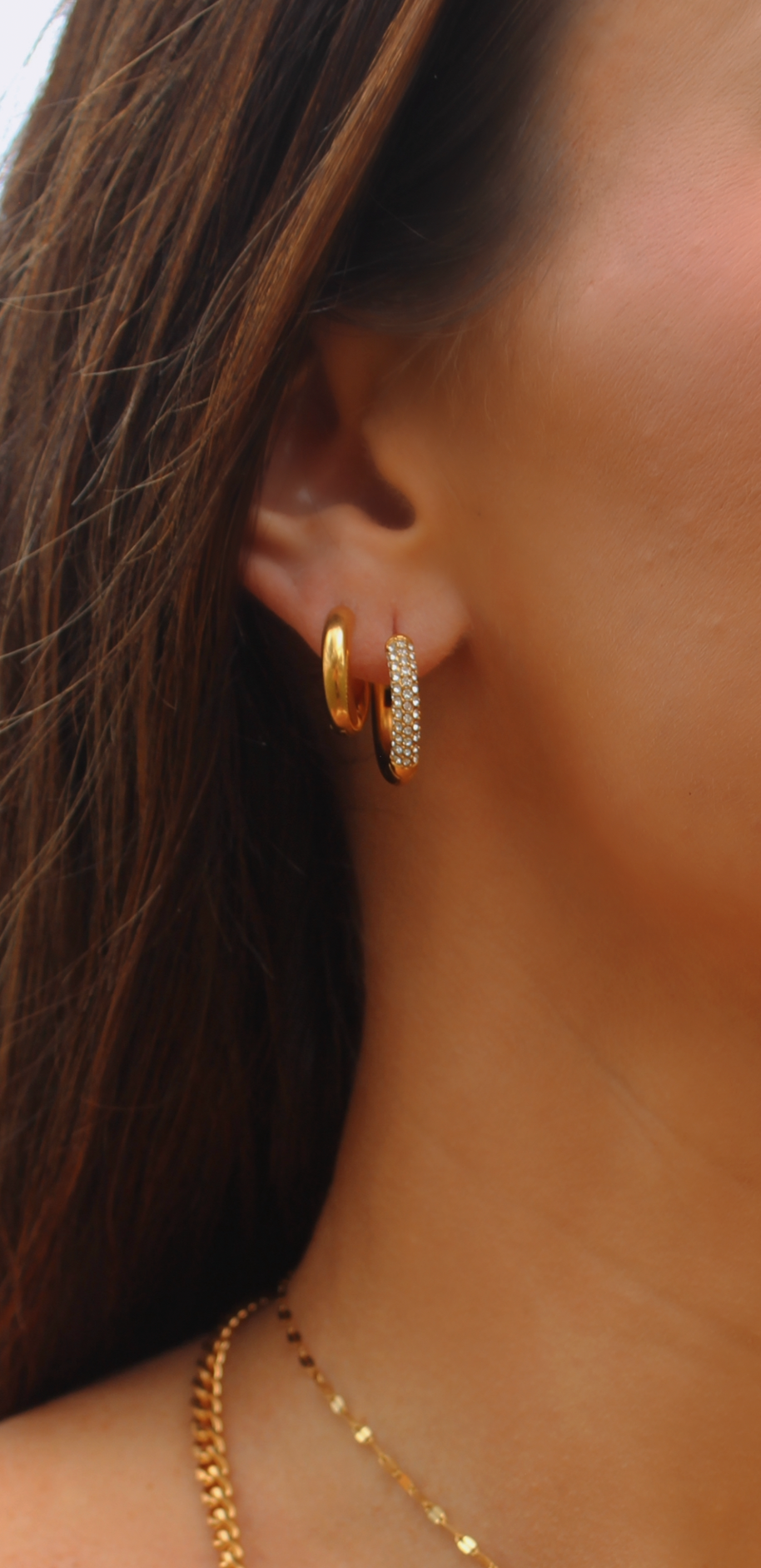 Golden Sol Hoops