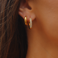 Golden Sol Hoops