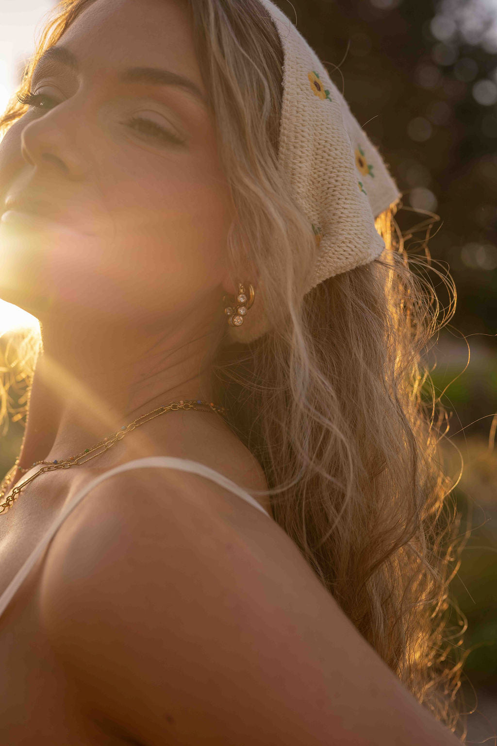 Dripping in Gold Earring