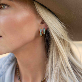 Desert Sky Hoop- Gold