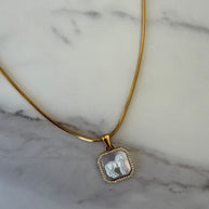 Horse Girl Necklace- Gold