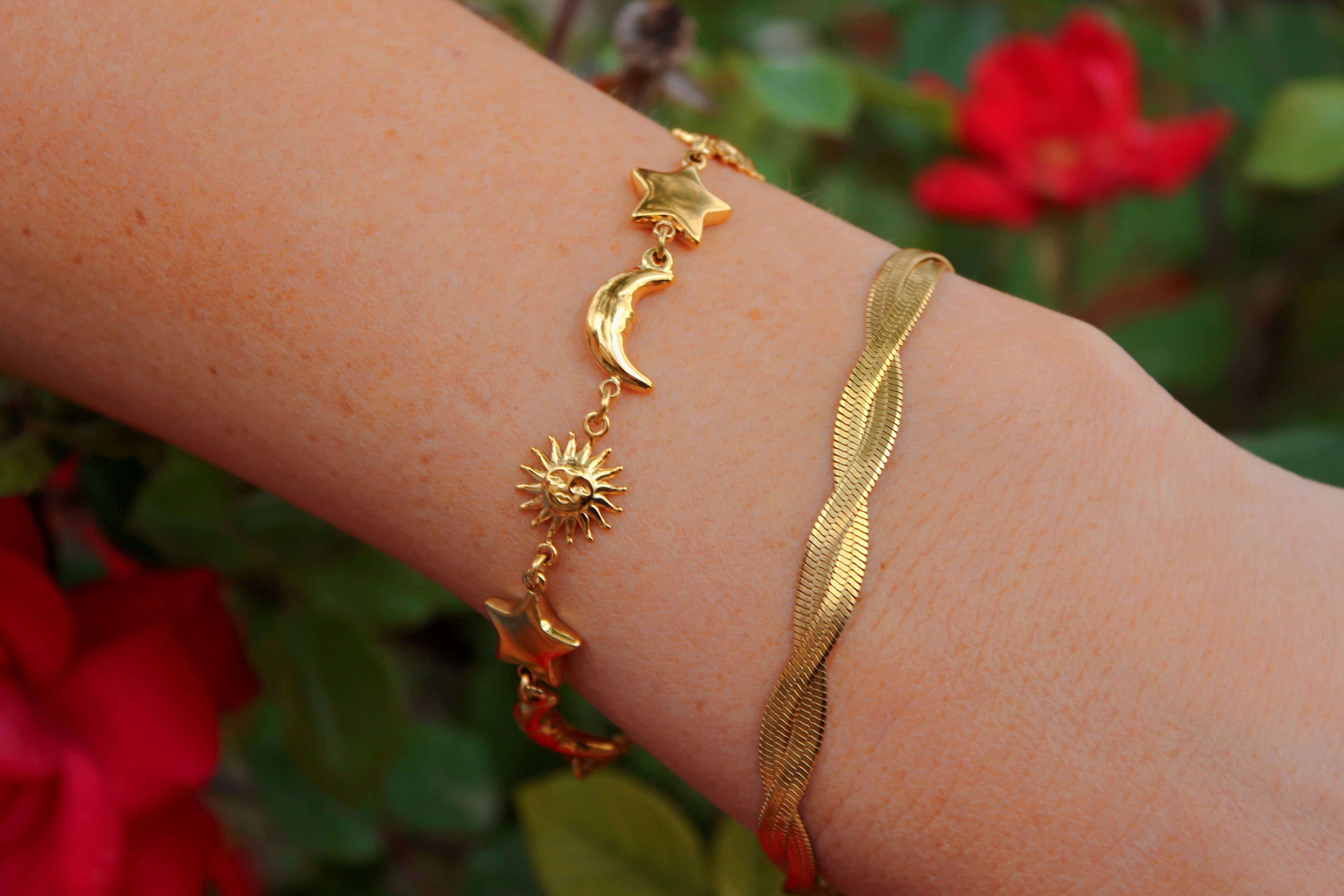 My sun, my moon, and all my stars Bracelet