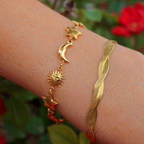 My sun, my moon, and all my stars Bracelet