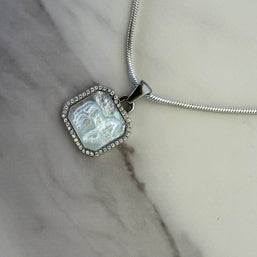 Horse Girl Necklace- Silver