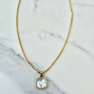 Horse Girl Necklace- Gold
