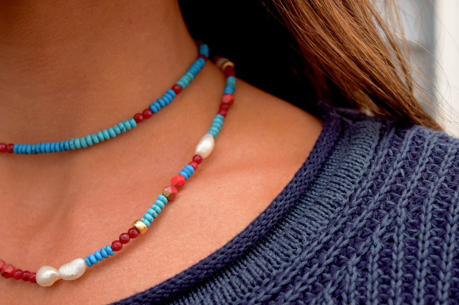 American Sol Beaded Choker