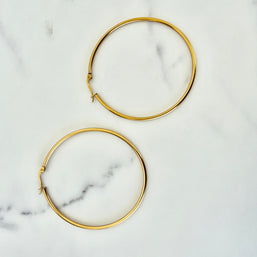 Big Sis Hoop- Gold