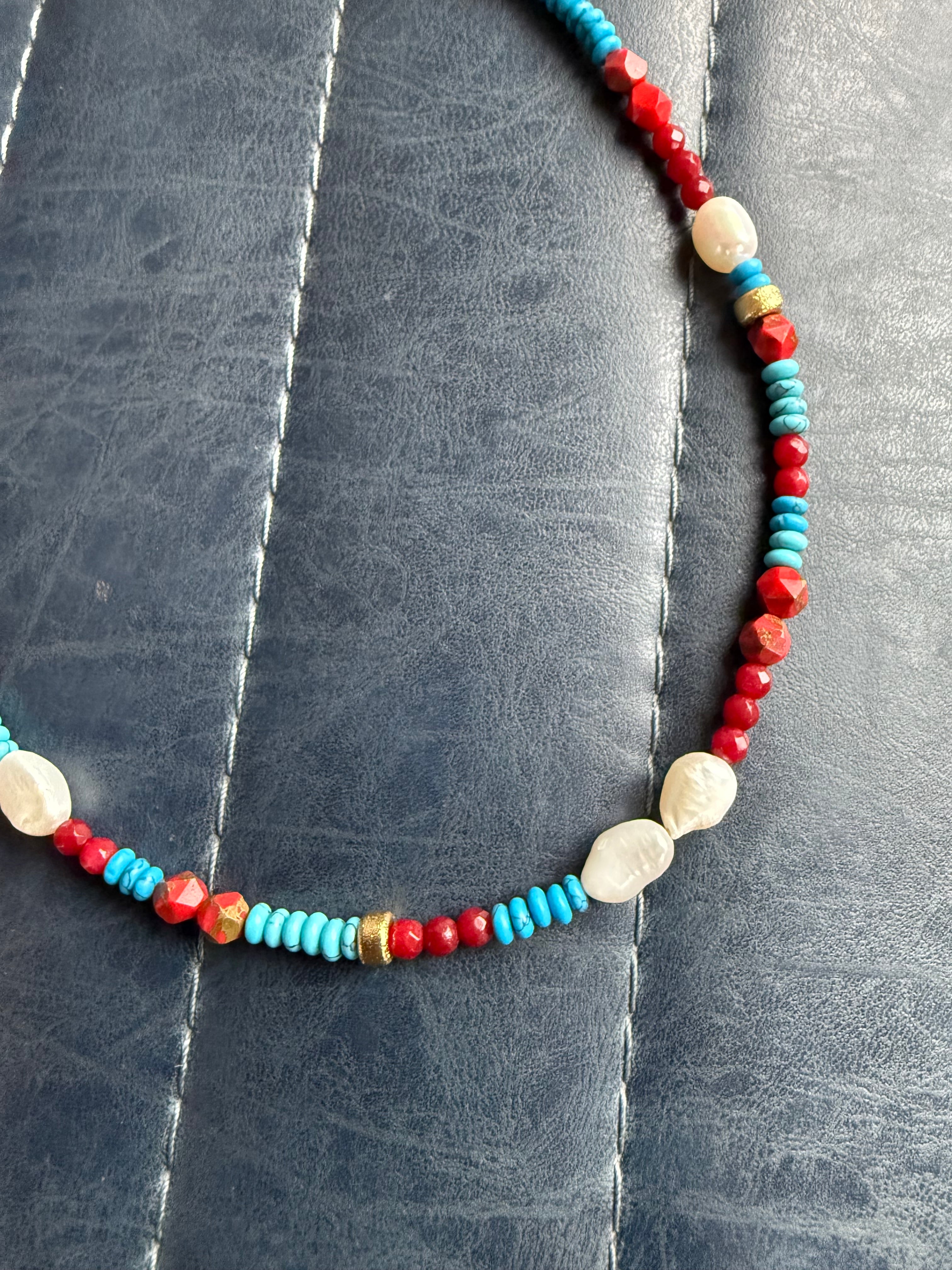 American Sol Beaded Necklace