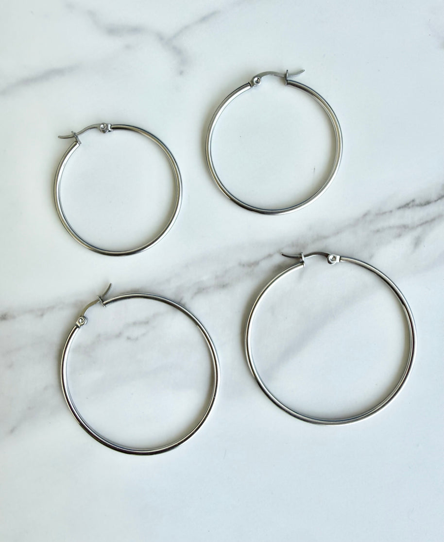 Lil’ Sis Hoop- Silver