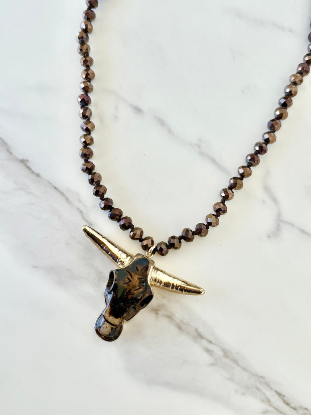 All Cattle, No Hat Necklace