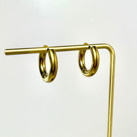 Golden Hug Hoops