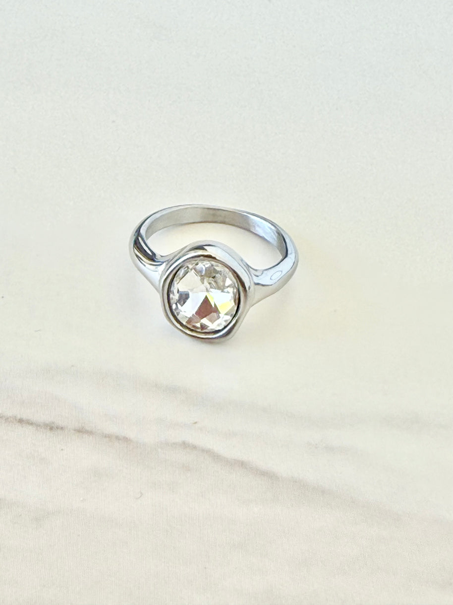 Gem State Ring- Silver