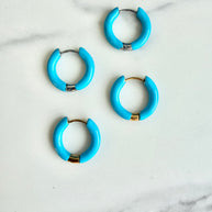 Blue Bell Hoop- Gold