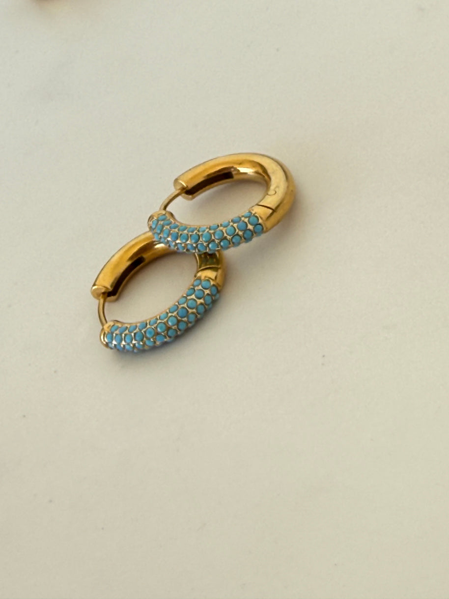 Desert Sky Hoop- Gold