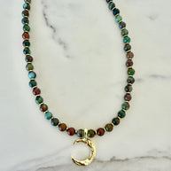 Under the Neon Moon Beaded Necklace