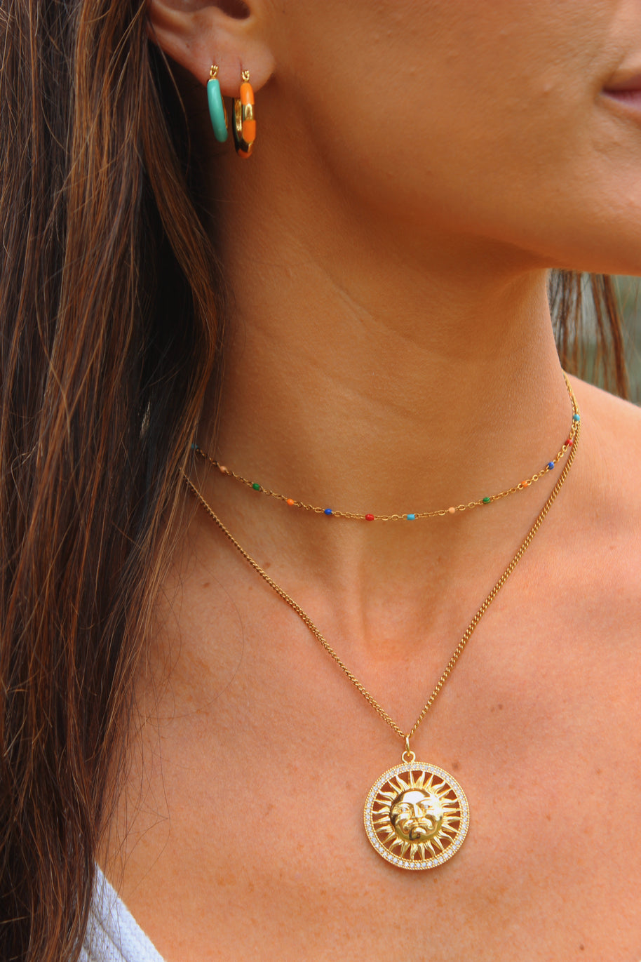Sunbeam Hoop Earring