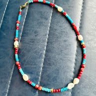 American Sol Beaded Necklace