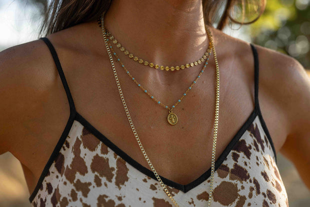 Stargazing Necklace- Gold
