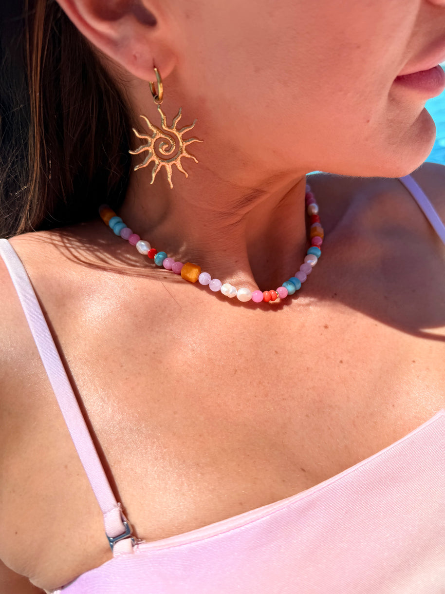 Summer Girl Beaded Necklace