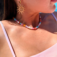 Summer Girl Beaded Necklace