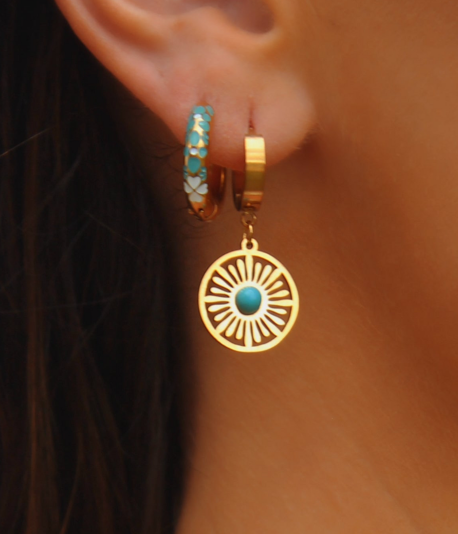 Sol Bloom Hoop Earrings